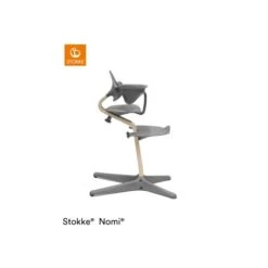 Nomi Baby Set - Anthracite -Babyproductenwinkel 214323 4 nomi natural grey highchair 5478 rt a028