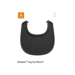 Nomi Eetblad - Black -Babyproductenwinkel 214341 2 nomi tray black top 220901 5526 rt afb2