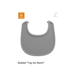Nomi Eetblad - Grey -Babyproductenwinkel 214343 2 nomi tray grey top 220901 5526 rt b281