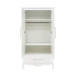 Bopita Elena Kledingkast 2-Deurs XL Wit -Babyproductenwinkel 2 deurskast xl met lade elena wit 2 67b3