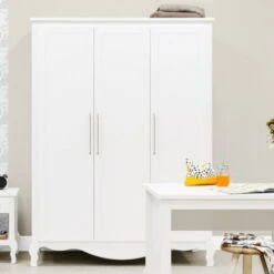 Bopita Elena Kledingkast 3-Deurs Wit -Babyproductenwinkel 3 deurskast elena wit 1 8e4a