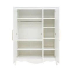 Bopita Elena Kledingkast 3-Deurs Wit -Babyproductenwinkel 3 deurskast elena wit 1 b16a