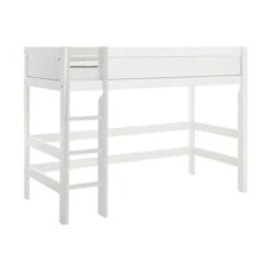 LIFETIME Kidsrooms Midhoogslaper Met Trap Wit Gelakt
