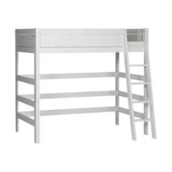 LIFETIME Kidsrooms Midhoogslaper Rechte Trap Whitewash