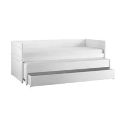LIFETIME Kidsrooms Kajuitbed Met Logeerbed Wit Gelakt Incl. Luxe Lattenbodem