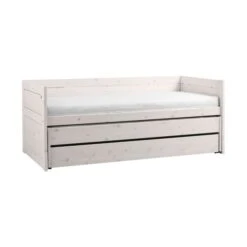 LIFETIME Kidsrooms Kajuitbed Met Logeerbed Whitewash -Babyproductenwinkel 47109 01w 01 2 3c41