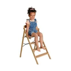 KAOS Klapp Kinderstoel - Inklapbaar - Oak Natural -Babyproductenwinkel Klapp oak Karla5 5575