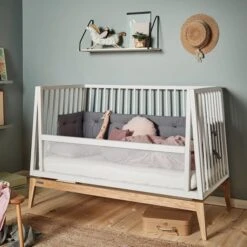 Leander Ombouwset Luna Babybed - Grijs - 120 Cm -Babyproductenwinkel Leander Ombouwset Luna Babybed Grijs 120 cm 3 a5f0