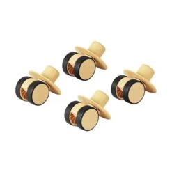 Modu Zwenkwielen Set - Honey Yellow