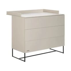 Kidsmill Modular 2 Commode 3L Mat Oatmeal - Zwart - Mat Oatmeal -Babyproductenwinkel Modular oatmeal commode bladvergroter 1 1041