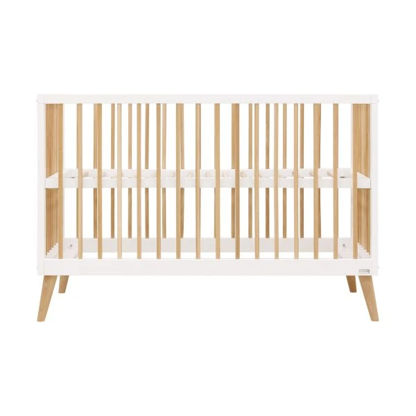 ToiToiKids Jort Babybed - Wit / Naturel - 60 X 120 Cm