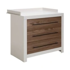 Europe Baby Vittoria III Bladvergroter - Cashmere / Walnut -Babyproductenwinkel Vittoria cashmere commode bladvergroter 2 580d