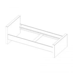 Kidsmill Alaska Bed Wit Hoogglans 90 X 200 Cm -Babyproductenwinkel alaska bed 90 x 200 ac84