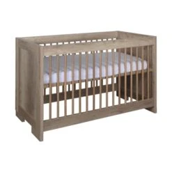 Kidsmill Brent Babykamer Oldwood | Bed 60 X 120 Cm + Commode -Babyproductenwinkel babykamer brent oak ledikant 8512