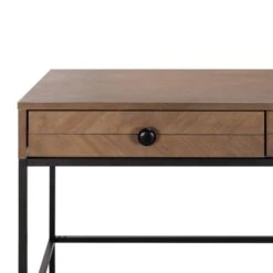Europe Baby Beau Bureau Walnoot Incl. Metalen Onderstel -Babyproductenwinkel beau walnoot bureau metalen onderstel detail 1 f62e