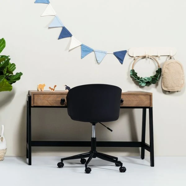 Europe Baby Beau Bureau Walnoot Incl. Houten Onderstel 4 Europe Baby Beau Bureau Walnoot Incl. Houten Onderstel - Afbeelding 4