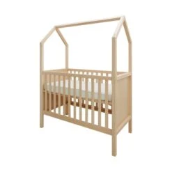 Babyproductenwinkel 18 Bopita Babybed My First House Naturel 60 X 120 Cm
