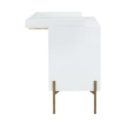 Kidsmill Boutique Commode Wit / Bras -Babyproductenwinkel boutique commode bladvergroter wit bras 1 f1e9