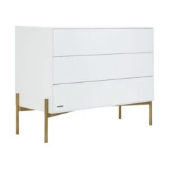 Kidsmill Boutique Commode Wit / Bras -Babyproductenwinkel boutique commode wit bras 2 ab22