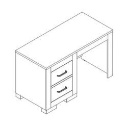 Kidsmill Brent Oldwood Bureau Grijs -Babyproductenwinkel brent bureau tekening 1 16c2