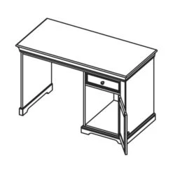 Kidsmill Chateau Bureau Wit -Babyproductenwinkel bureau 4 e24b