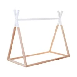 Childhome Bedframe Naturel / Wit 70 X 140 Cm 8 Childhome Bedframe Naturel / Wit 70 X 140 Cm -Babyproductenwinkel childhome tipi bedframe naturel wit 70 x 140 cm 1 2a6e
