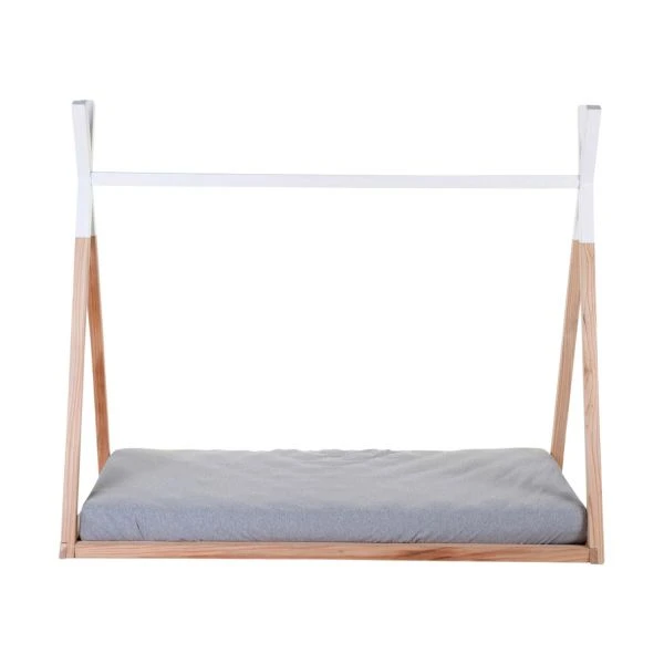 Childhome Bedframe Naturel / Wit 70 X 140 Cm 2 Childhome Bedframe Naturel / Wit 70 X 140 Cm - Afbeelding 2