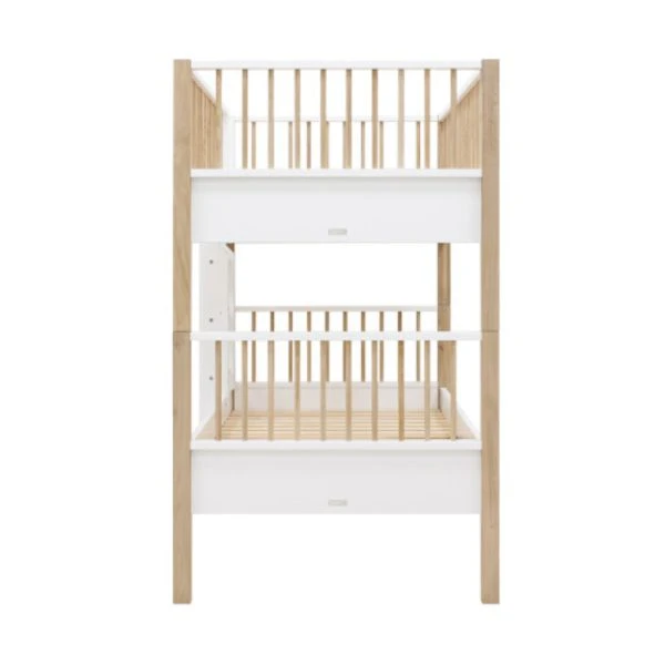 Bopita Mika Combi - Stapelbed Wit / Eiken 90 X 200 3 Bopita Mika Combi - Stapelbed Wit / Eiken 90 X 200 - Afbeelding 3