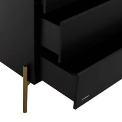 Kidsmill Boutique Commode Zwart / Bras -Babyproductenwinkel commode boutique detail 3 2077