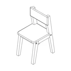 Bopita Ivar Peuterstoeltje Naturel / Wit 5 Bopita Ivar Peuterstoeltje Naturel / Wit -Babyproductenwinkel ivar stoeltje met leuning tekening 4169