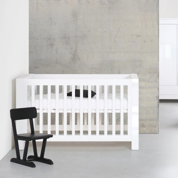 Kidsmill Alaska II Hoogglans Babybed Wit 70 X 140 Cm - Afbeelding 2