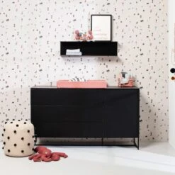 Kidsmill Modular 2 Commode XL Mat Zwart -Babyproductenwinkel kidsmill modular 2 commode xl mat zwart 8f47