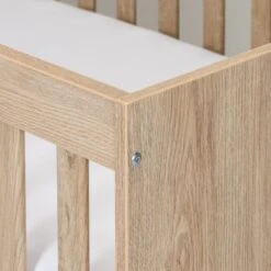 Europe Baby Nova Babybed Eiken 60 X 120 Cm -Babyproductenwinkel kidsmill nova babybed eiken 60 x 120 cm 3 5cc0