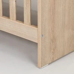 Europe Baby Nova Babybed Eiken 60 X 120 Cm -Babyproductenwinkel kidsmill nova babybed eiken 60 x 120 cm 4 2146