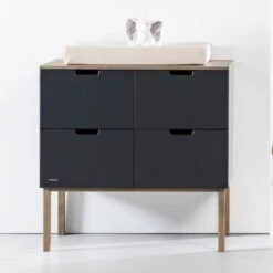 Kidsmill Sepp Babykamer Antraciet / Beuken | Bed 60 X 120 Cm + Commode -Babyproductenwinkel kidsmill sepp babykamer antraciet beuken bed 60 x 120 cm commode 7 de82