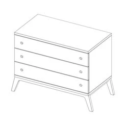 Kidsmill Liv Commode Naturel -Babyproductenwinkel knipsel fay chest 1e8f