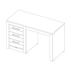Kidsmill Sem Nautic Bureau Grijs -Babyproductenwinkel knipsel fjord desk f29d