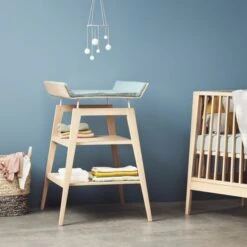 Leander Linea Commode Incl. Waskussen Beech -Babyproductenwinkel leander 20 03 2016112009 aaf3