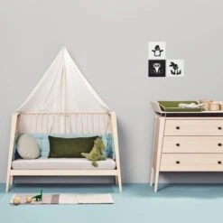 Leander Linea Babybed Beech -Babyproductenwinkel leander linea babybed beech 4 6b9d