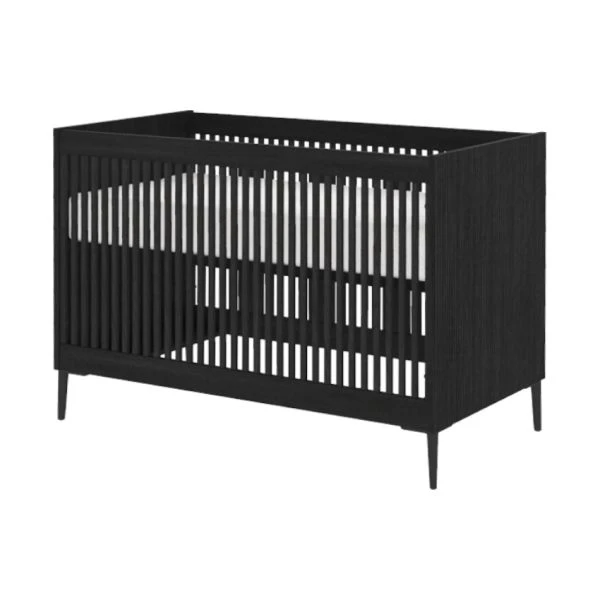 Kidsmill Levi Ledikant Zwart Eiken 60 X 120 Cm 2 Kidsmill Levi Ledikant Zwart Eiken 60 X 120 Cm - Afbeelding 2