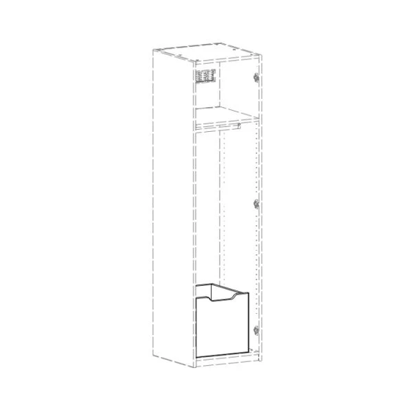 LIFETIME Kidsrooms Lade Kastelement 50 Cm Wit Gelakt 2 LIFETIME Kidsrooms Lade Kastelement 50 Cm Wit Gelakt - Afbeelding 2