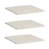 LIFETIME Kidsrooms Legplank Kastelement 50 Cm 3 Stuks Whitewash