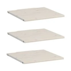 LIFETIME Kidsrooms Legplank Kastelement 50 Cm 3 Stuks Whitewash