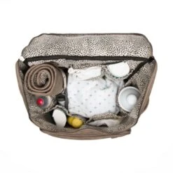 Little Company Lisbon Braided Luiertas Rugzak Taupe -Babyproductenwinkel little company lisbon braided luiertas taupe 3 3b10