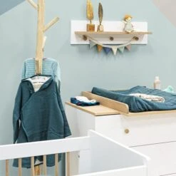 Bopita Paris Bladvergroter Wit / Eiken -Babyproductenwinkel paris nursery 3 part detail 5 602c