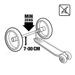 Prepello Extra Koppelstuk -Babyproductenwinkel prepello meerijdplankje black 3 26fb