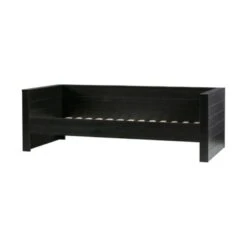 Woood Dennis Bedbank Grenen Zwart 90 X 200 Cm -Babyproductenwinkel product large 8714713119516 2 e652