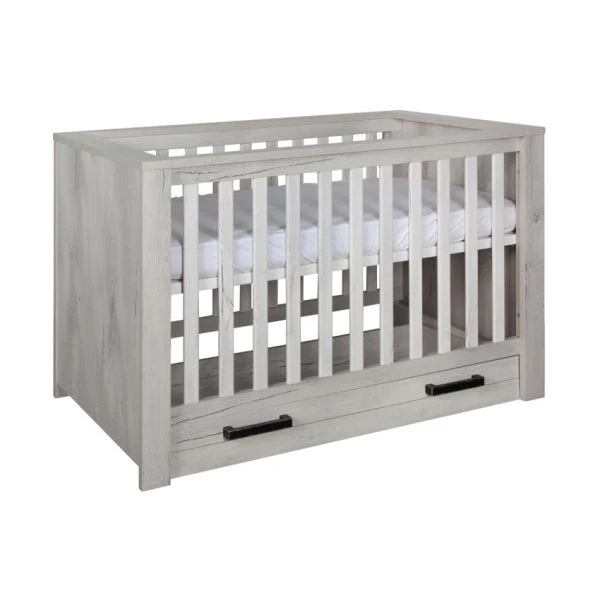 Kidsmill Sem Nautic Grijs Babybed Met Lade 70 X 140 Cm