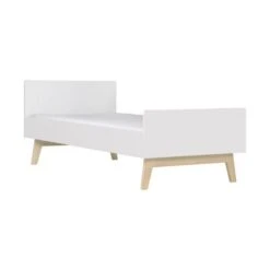 Kidsmill Sixties Bed Wit Mat / Naturel 90 X 200 Cm