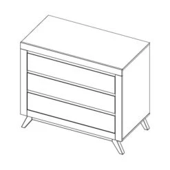 Bopita Anne Commode Wit 7 Bopita Anne Commode Wit -Babyproductenwinkel tekening commode anne c961